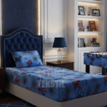 ÖRÜMCEK MODEL LASTİKLİ ÇARŞAF TAKIMI TEK KİŞİLİK - 1 YASTIK KILIFLI