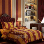 Sarı Kırmızı Taraftar Tek Kişilik Nevresim Takımı - NEVRESİM , ÇARŞAF , 1 ADET YASTIK KILIFI