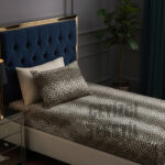 LEOPAR LASTİKLİ ÇARŞAF TAKIMI TEK KİŞİLİK - 1 ADET YASTIK KILIFLI