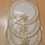 Broşlu Bardak Altlığı 3 Adet