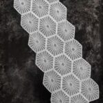 Fransız Dantel Detaylı Tek Runner, Masa Üzerine Runner, Masa Örtüsü Runneri