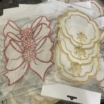 Broşlu Bardak Altlığı 3 Adet