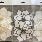 Broşlu Bardak Altlığı 3 Adet