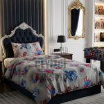 Gri Tek Kişilik Örümcek Adam Nevresim Takımı