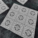 6 Parça Salon Vitrin Takımı Krem