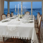 12 Kişilik Masa Örtüsü Takımı, Masa Seti 12 Kişilik 26 Parça 160x220cm