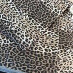 Leopar Çift Kişilik Tek Pike Yastıksız