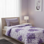 Tek Kişilik Yazlık Mor Kalp Pike Tek