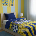 Sarı Lacivert Yazlık Pike Özel