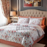 Çift Kişilik Nevresim Takımı Renkli Çiçek