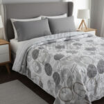 Yazlık Tek Kişilik Pike Yuvarlak Desen