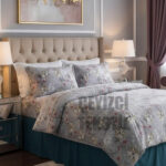 Çift Kişilik Nevresim Takımı GRİ ZEMİN