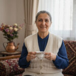 Düğmeli Yumoş Yelek Krem