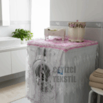 Çamaşır Makine Örtüsü, Standart Makina Örtüsü - Pembe