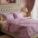 Çift Kişilik Nevresim Takımı PUDRA AĞAÇ