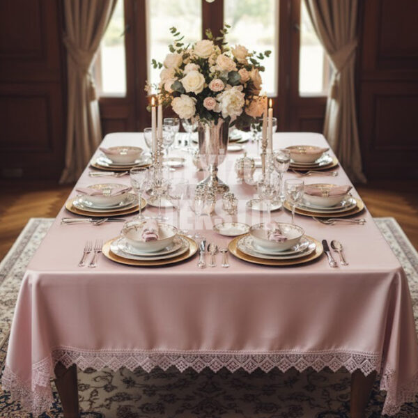 Kadife Dertsiz Tek Masa Örtüsü 160x220cm