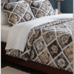 Ultrasonik Kapitoneli 5D Baskılı Çift Kişilik Pike Takımı