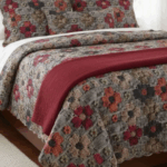 Ultrasonik Kapitoneli 5D Baskılı Çift Kişilik Pike Takımı