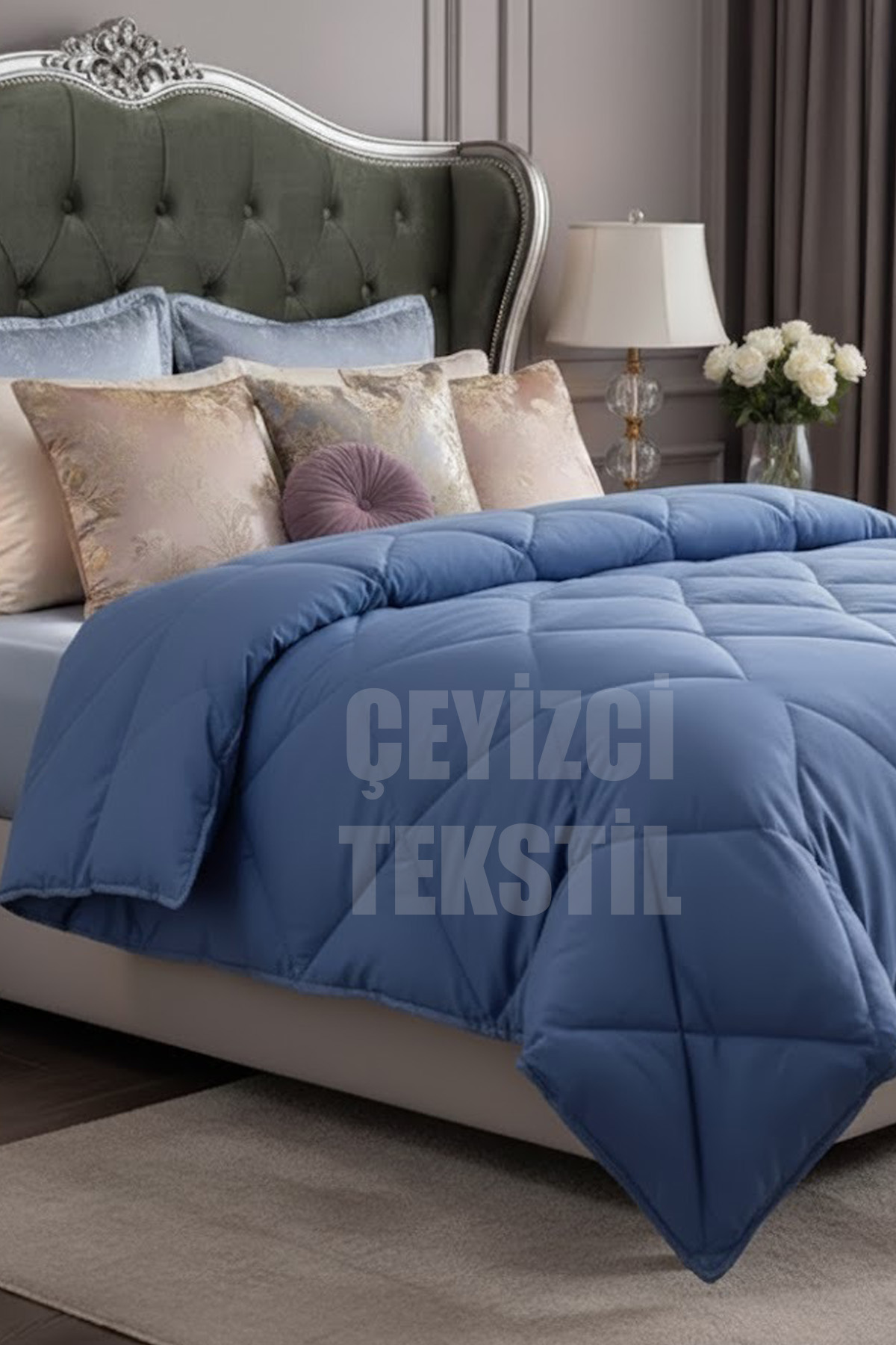 mavicift.jpeg Çift Kişilik Silikon Yorgan 2.5 Kg 195x215cm - Görsel 1