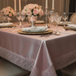 Kadife Dertsiz Tek Masa Örtüsü 160x220cm