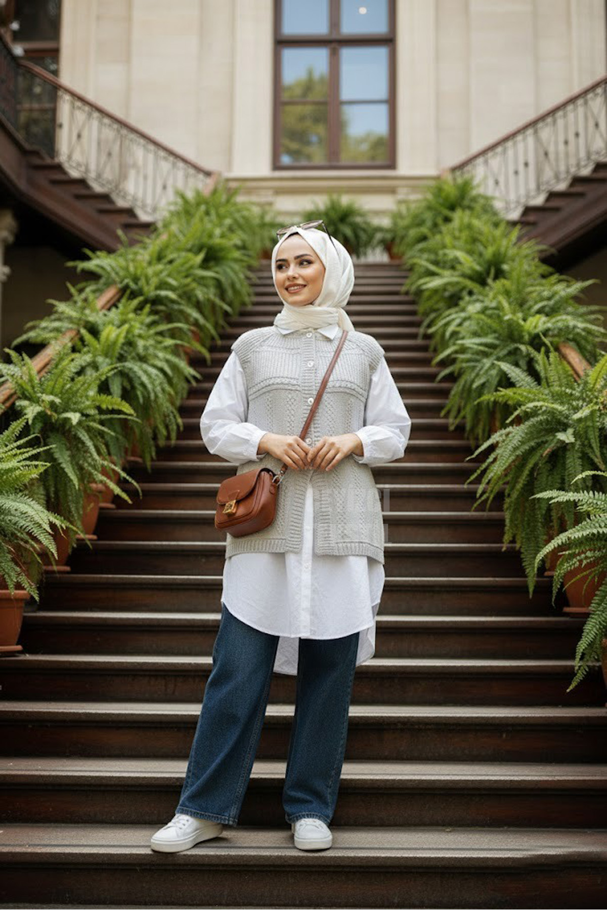 robaligri1 Çeyizlik Simli Robalı Yelek Düğmeli, Uçan Yelek Modeli Çeyizlik Yelek - Görsel 1