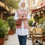 Çeyizlik Simli Robalı Yelek Düğmeli, Uçan Yelek Modeli Çeyizlik Yelek