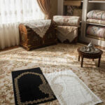 Kalpli Eşli Çift / Gelin Damat Bohçası Çeyizlik Seccade Eko 2li