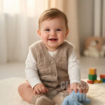 Bebek Yeleği, Yumoş Bebek Yeleği Simsiz Yumuşacık Bebek Yeleği