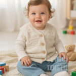 Bebek Yeleği, Yumoş Bebek Yeleği Simsiz Yumuşacık Bebek Yeleği