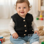 Bebek Yeleği, Yumoş Bebek Yeleği Simsiz Yumuşacık Bebek Yeleği