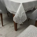 12 Kişilik Masa Örtüsü Takımı, Masa Seti 12 Kişilik 26 Parça 160x220cm