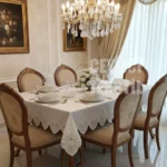 12 Kişilik Masa Örtüsü Takımı, Masa Seti 12 Kişilik 26 Parça 160x220cm