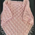 Gelin Yeleği ve Gelin Şalı, Kristal Simli Çeyizlik Şal EKO (PUDRA)