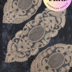 Amerikan Servis, 1 Runner 6 Supla Krem Yemek Servis Takımı, Masa Örtüsü Seti, Servis Sunum Seti