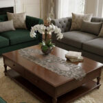 Fransız Dantel Detaylı Tek Runner, Masa Üzerine Runner, Masa Örtüsü Runneri