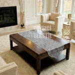 Fransız Dantel Detaylı Tek Runner, Masa Üzerine Runner, Masa Örtüsü Runneri