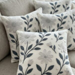 4lü Kırlent Kılıfı, Dijital Baskılı Çift Taraflı Kırlent Kılıfı 45x45cm