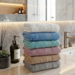 6'lı Karışık Kadife El Havlusu - 50x90 Cm Spa Ve Otel Havlusu