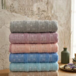 6'lı Karışık Kadife El Havlusu - 50x90 Cm Spa Ve Otel Havlusu