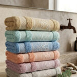 6'lı Karışık Kadife El Havlusu - 50x90 Cm Spa Ve Otel Havlusu