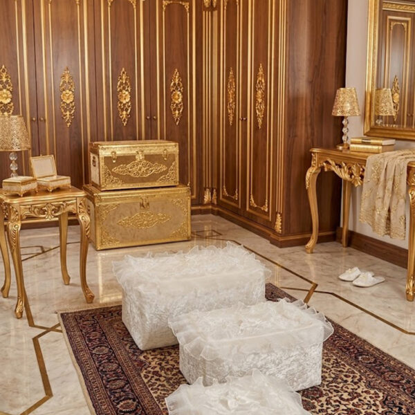 Pliseli Kadife 3lü Hurç, Kadife Söz Nişan Hurcu Çeyizlik 3'lü Set Çeyizlik Hurç Seti Krem