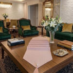 Çizgili Tek Runner, Colber Tek Runner 40x140cm Pudra